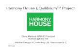 Harmony House EQuilibriumTM Project · Habitat Design + Consulting Ltd. Vancouver B.C. Chris Mattock MRAIC Principal mattock@helix.net . HD+C Ltd. HD+C Ltd. Features include: –