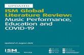 UPDATED ISM Global Literature Review: Music Performance, …€¦ · Global Literature Review updated so please watch out for the third edition. The literature review was written
