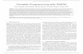 Portable Programming with RAPIDweb.eecs.umich.edu/~weimerw/p/weimer-tpds2018.pdf · 2018. 9. 17. · Transactions on Parallel and Distributed Systems 1 Portable Programming with RAPID