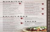 Burritos SubStitute cheeSe Sauce for green or red Sauceredcactusindiana.com/ewExternalFiles/Red Cactus Menu 11.pdf · burrito CaliForNia* A grande tortilla filled with steak*, chicken,