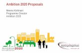 Ambition 2020 Proposals - London Borough of Barking and ... · Ambition 2020 . We all have a part to play. Consultation film . Population growth . Its all about our people . Key points