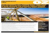 PROMINENT HILL - OZ Minerals€¦ · EMPLOYMENT OPPORTUNITIES A full list of employment opportunities at Prominent Hill are available on the OZ Minerals website at . First production