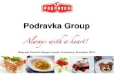 New Podravka Group · 2015. 6. 5. · soups, semi-ready meals, dish mixes, sauces and dressings, mashed potato Sales revenues in EUR millions 2013 % Food seasonings and bouillons