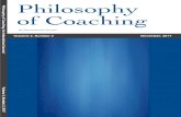 Philosophy of Coaching: An International Journal Vol. 2 ...philosophyofcoaching.org/v2i2/01.pdf · Philosophy of Coaching: An International Journal Vol. 2, No. 2, November 2017, 1-5.
