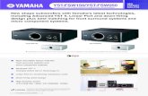 New shape subwoofers with Yamaha’s latest technologies ...static.highspeedbackbone.net/pdf/Y23-6005_Datasheet(B).pdfHigh dynamic power (YST-FSW150: 130W; YST-FSW050: 100W) YST-FSW150/YST-FSW050