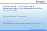 INHECO On Deck Thermal Cycler - ODTC Implementation of ... · Thermal Innovations & Products 3 2000 INHECO founded by Guenter Tenzler 2001 Focus on thermal products in lab automation