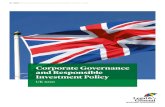 Corporate Governance and Responsible Investment Policy UK 2020 · 2020 LGIM Corporate Governance and Responsible Investment olicy 4 From 2020, we will be taking a stronger stance