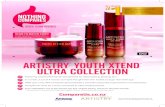 ARTISTRY YOUTH XTEND ULTRA COLLECTION · become your own makeup artist! Experiment and create your own new look, go to artistry.co.nz PRODUCT RECOMMENDER The future of your skin begins