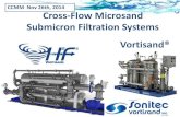 CCMM Nov 26th, 2014 Cross-Flow Microsand Submicron ......–Conference – publications - exhibitions : –But adoption is much more difficult –Request local references: same city,