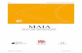 MAIA INSTALLATION AND USER’S MANUAL - EN · MAIA INSTALLATION AND USER’S MANUAL - EN Edition 2.0 Jan 2018 Pag. 4 di 28 Use the device at relative humidity between 30 RH and 75RH