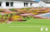 PLANNING GUIDE System Solutions for ... - Green Roof Systems · visual appearance. “Sedum Carpet“ is installed either by sedum cuttings or plug plants. “Sedum Carpet“ is a