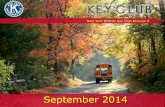 September 2014 - kiwanis-nylisc.orgkiwanis-nylisc.org/KeyClub/Div6Newsletters/divnews_201409.pdf · An idea booklet has also been created to help you pick a fundraising or service