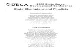 2018 State Career Development Conferencemideca.org/wp-content/uploads/18scdc_finalists.pdf2018 Michigan DECA State Career Development Conference State Champions 4 Automotive Services