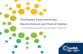 Distributed Solar Electricity: Market Outlook and Role of Utilitiesfiles.constantcontact.com/f90f02eb001/ac034e4c-698b-47ca... · 2017. 1. 24. · Distributed Solar Electricity: Market