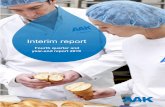 Interim report - Cision · semi-speciality solutions in Dairy, Bakery and Foodservice. The performance within the Special Nutrition segment was mixed. Lower birth rates in China and