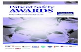 Patient Safety AWARDS - HSJ...2010/02/16  · Safety and quality became the first items on the board agenda, and monthly reports are made on strategic priorities. Variances in safety
