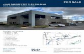 FOR SALE...4226 E. La Palma Ave. Anaheim ±6,500 SF $292.00 PSF 5/2019 Highly improved 1844 W. Business Center Dr. Orange ±7,325 SF $325.00 PSF 1/2019 Similar, highly improved SCENARIO