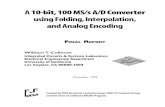 using Folding, Interpolation, and Analog Encodingcc.ee.nchu.edu.tw/~aiclab/public_htm/ADC/Theses/1993Colleran.pdf · William T Colleran. Integrated Circuits & Systems Laboratory Electrical
