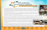 Doble Inmersiónsbo.nn.k12.va.us/worldlanguage/doc/DLI_Info_ESP.pdf · El programa de doble inmersión irá creciendo a través del tiempo y nuevas clases de DLI serán agregadas