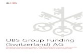 (Switzerland) AG UBS Group Funding...Dec 31, 2017  · Table of contents 1 UBS Group Funding (Switzerland) AG standalone financial statements (audited) 1 Income statement 1 Balance