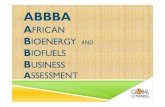 ABBBA presentation English April 2013 [Skrivskyddad]€¦ · ABBBA AFRICAN BIOENERGY AND BIOFUELS BUSINESS ASSESSMENT. Co-operation Arena for Sustainable Development in Africa ABBBA