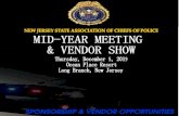 VENDOR INFORMATION - NJSACOP Mid-Year Meeting... · at the Ocean Place Resort on Thursday, December 5, 2019. This is an excellent opportunity for vendors and sponsors to exhibit their