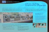 Oven Safety Inspection Program - Reading Thermal · representatives of the oven manufacturers. Standard 29 CFR Bakery Equipment 1910.263(L)(9)(ii) MAINTAIN PLANT SAFETY AND PRODUCTION