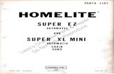 Homelite Super EZ Automatic, Super XL Mini Automatic ......(W) parts (B) 28008 68708 68700 68711 -68704 (W) 68774 68773 (W) 68715 84065-1 81112 65110 65108 65120 65109 A -68053 68046
