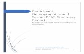 Participant Demographics and Serum PFAS Summary Report · 9/9/2020  · the North Kent County area, water consumption habits, diet, and demographics. Adults were asked about health