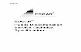 EDGAR Public Dissemination Service Technical Specification · calendar quarter: May, August, November, and February, respectively, with each quarterly peak having an accelerated filing