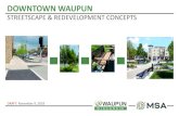 DOWNTOWN WAUPUN - Home Page | Waupun Wisconsin · DOWNTOWN VISIONING WORKSHOP - 2016 A downtown visioning workshop was held on Monday, October 3, 2016 to solicit input from residents