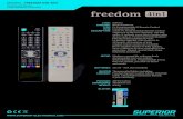 MANUAL: FREEDOM USB 4IN1 · Never use Usb-Hub (multi-Usb) to connect Freedom Remote Control to your PC. Always connect Freedom Remote Control directly to the Usb port of your PC.