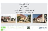 Presentation for the City of Perry Downtown Canopies & …€¦ · Presentation for the City of Perry Downtown Canopies & Streetscape Project The patrick hodges land studio. The patrick