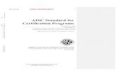 AISC Standard for Certification Programs · AISC 207-20 PUBLIC REVIEW DRAFT 5 AISC 207-20 Public Review Draft Dated August 30, 2019 Standard for Certification Programs AMERICAN INSTITUTE