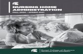 NURSING HOME CXM PROFESSIONAL ADMINISTRATION …€¦ · MARKETING AND SALES NURSING HOME ... PROGRAM INTRODUCTION The standards and expectations for nursing home administrators continue