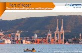 Port of Koper · In March 2017 Drewry published a renewed Best route market study for containerized transport to South Germany, Koper resulted as the best option for shippers time-and