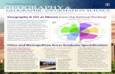 GEOGRAPHIC INFORMATION SCIENCE GIScience... · performance based on ﬁ ve criteria: books, peer-reviewed journal articles, article citations, grants, and ... Cities and Metropolitan