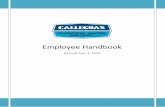 CMWD Employee Handbook 2019-04-03 wordEmployee Handbook Revised April 3, 2019 i rev. April 3, 2019 (Blank Page) ii rev. April 3, 2019 INTRODUCTION This Employment Handbook (Handbook)