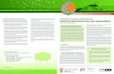 CLIMATE CHANGE ADAPTATION DISASTER RISK REDUCTION … · by undertaking climate change adaptation research and scenario planning for South Africa and the Southern African sub-region.