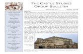 THE CASTLE STUDIES GROUP BULLETIN · The Centre for Archaeological Fieldwork, Queen’s University Belfast, carried out the work on behalf of the Northern Ireland Environment Agency