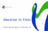 Esityksen aloitussivun otsikko, max 3 riviä Calibri Bold · Web viewFinnish National Agency for Education, 2017 Finland in brief population 5.5 million (18 inhabitants / sq. km)