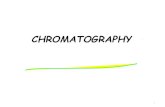 CHROMATOGRAPHY - pum.edu.pl€¦ · Column chromatography Planar chromatography (thin layer, paper) 4. According to mobile phase type: Gas Chromatography, GC Liquid Chromatography,