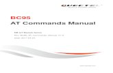 BC95 AT Commands Manual - Dragino · AT+ Execution command Confidential Quectel NB-IoT Module Series BC95 AT Commands Manual ... 1.4. 3GPP Compliance 3GPP commands are