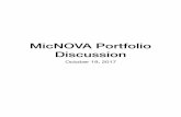 MicNOVA Portfolio Discussion - bivio · MicNOVA Portfolio Discussion October 19, 2017. Manifest Investing. Portfolio Sorted by PAR. Portfolio Sorted by Value. Portfolio Sorted by