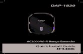 DAP-1820 · You can move it to a more suitable location after it is set up. DAP-1320 WPS IMPORTANT WPS may be disabled on some Routers or Modems. If the WPS Status LED on your Router