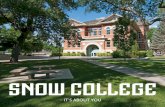 IT’S ABOUT YOU - Snow College · - University Research & Review - A˜ordable ... CHECK US OUT! @snowglobal1 @globalbadgers @globalbadgers #SnowCollege. Arizona State Boise State