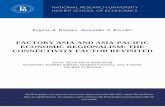 FACTORY ASIA AND ASIA-PACIFIC ECONOMIC REGIONALISM: … · 2016. 11. 9. · Evgeny A. Kanaev1, Alexander S. Korolev2 FACTORY ASIA AND ASIA-PACIFIC ECONOMIC REGIONALISM: THE CONNECTIVITY