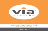 VIA SEATING PRICE LIST - Government of New Yorkonline.ogs.ny.gov/purchase/spg/pdfdocs/2091522398PL_VIA.pdfVia Seating is driven by quality of the highest order. Our standards reflect