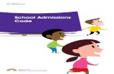 School Admissions Code - The History of Education in England€¦ · The Statutory Basis for the School Admissions Code 1. This includes grammar schools, Trust schools, boarding schools,