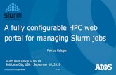 A fully configurable HPC web portal for managing Slurm jobs · Our domains of interests: HPC, AI and Quantum simulations. User experience (UX) is extremely important Security is critical